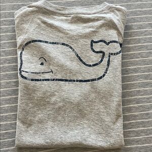 Vineyard Vines Light Gray boys size L Short Sleeve Tee